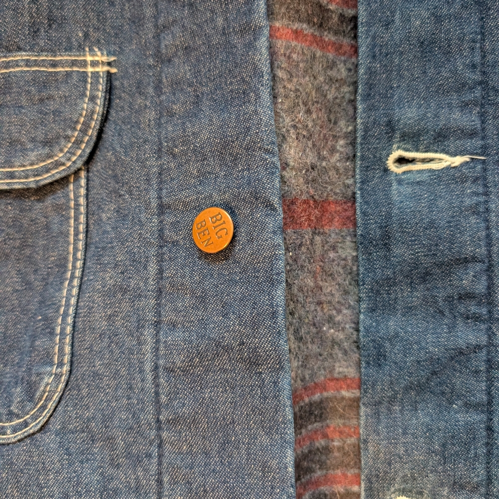 Stylish Blue Denim Work Jacket - image 4